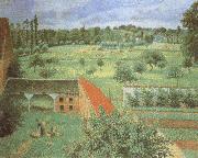 Camille Pissarro, View from the Artist-s Window at Eragny